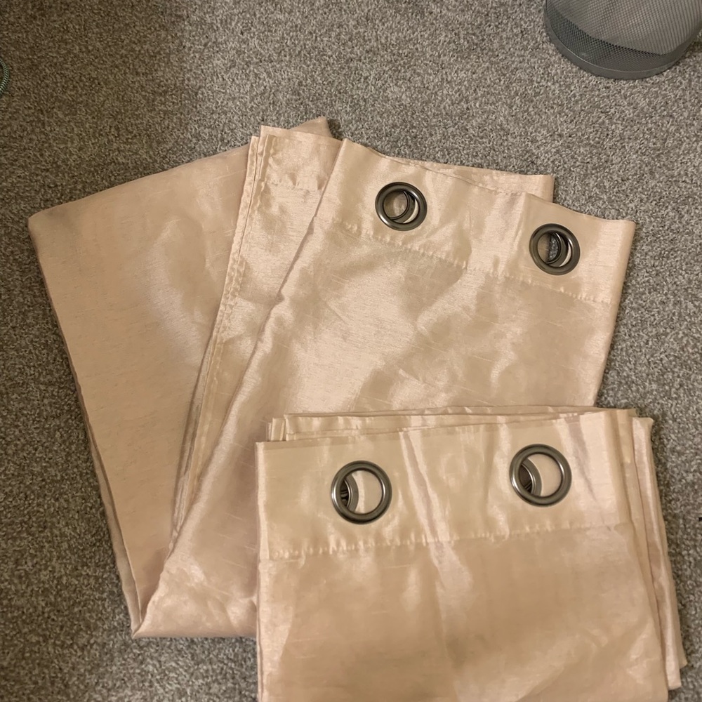 Champagne Curtains with Grommets